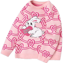 (mini parent-child) mini bala bala girls sweater fashionable autumn parent-child mother-daughter sweater sweater