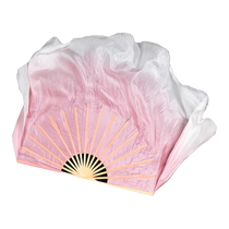 Fan dance fan silk lotus root gradient childrens classical dance performance special dance props silk fan