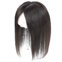 Wig for women head replacement to cover gray hair increase hair volume fluffy thin traceless fully hand-woven human hair wig