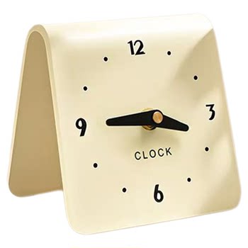 Ins cream style clock ornaments living room bedroom clock