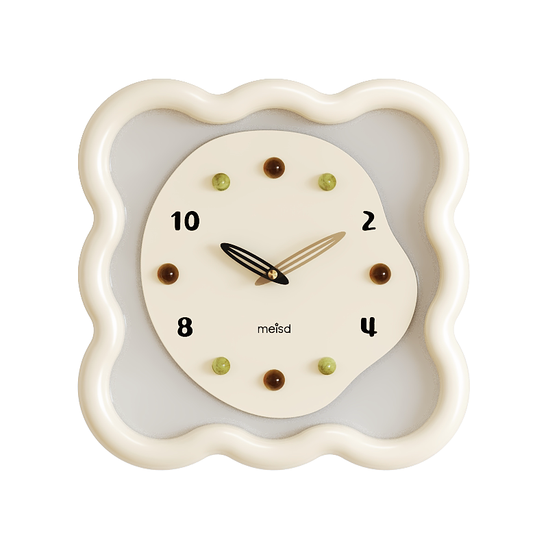 [USD 55.89] Mestar Cream Wind Clock Clock Wall Clock - Wholesale from ...