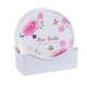 High temperature resistant melamine plate and bowl light luxury storage box heat insulation pad