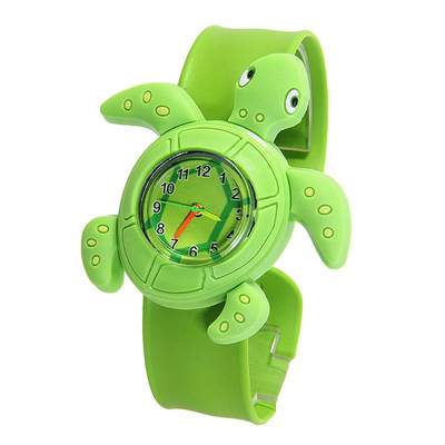 Children's toy watch electronic watch pop ring little boy girl toddler super cute cartoon jelly pat watch