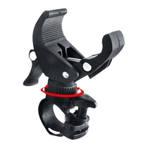 Universal light stand bicycle flashlight lamp clip front light stand universal fixed bracket mountain bike riding equipment accessories