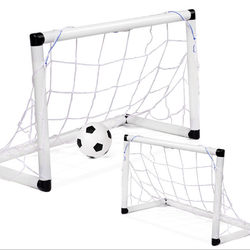 55cm double-doors football's football goal net frame folding portable frame ໂຮງຮຽນອະນຸບານເດັກນ້ອຍໃນລົ່ມບ້ານການສຶກສາຕົ້ນປີ