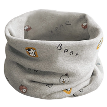 Children around the neck of autumn and winter baby pure cotton female scarf baby winter wind protection ear warm child neck
