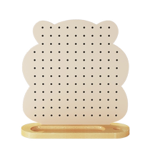 Sanmeng Cute Pet Desktop Hole Board Storage Rack Vertical Bookshelf Student Home Office Work Station Metal Storage Rack