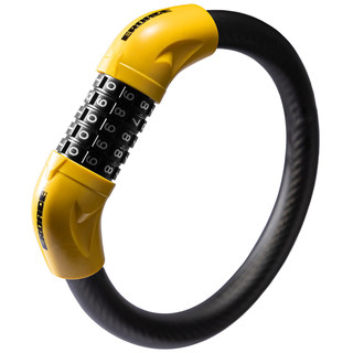 EROADE山地自行车锁密码挂锁电动车公路车专用防盗钢缆U型环形锁