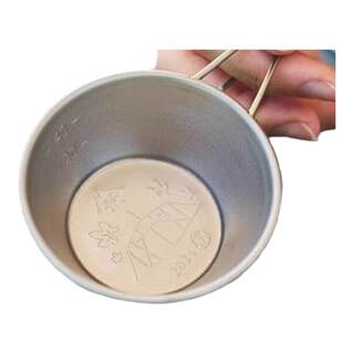 Snowpeak outdoor mini titanium snow pull bowl camping tableware