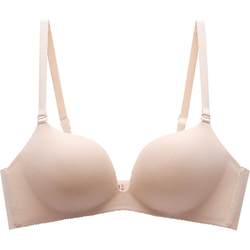 2 pieces, 279 yuan, Manifen small breast push-up bra, no rims, traceless women's soft support small bud bra