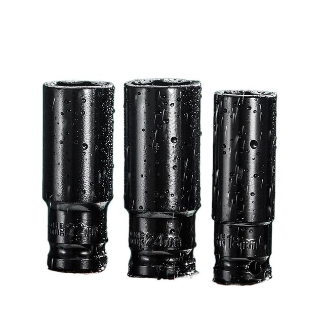Electric wrench sleeve full set of extended auto repair large, medium and small flying hexagonal wind cannon sleeve head combination tool