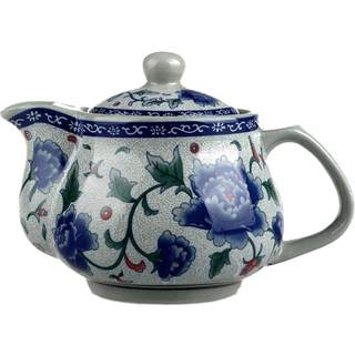 Tiger craftsman Jingdezhen ceramic teapot small teapot with filter blue and white porcelain small teapot household porcelain pot single pot