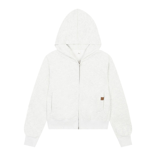 橘子树在哪儿韩系短款连帽卫衣外套女秋季慵懒风休闲百搭长袖上衣