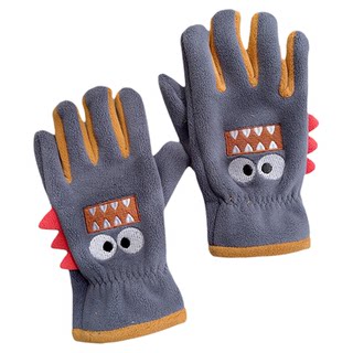 儿童手套冬季加绒保暖防风可爱卡通9岁男童小学生户外防冻防寒7岁
