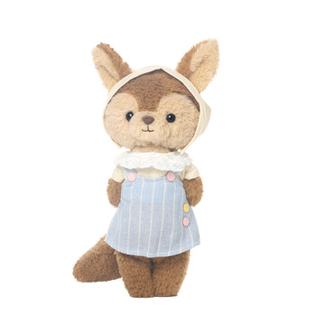Funny little squirrel plush pillow doll
