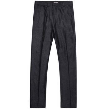Middle-aged and elderly men's casual pants high-waisted straight-leg dad's pants