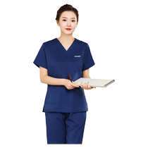 Somei elastic hand washing gown operating room work clothes female doctors hand washing clothes summer short-sleeved surgical gown special for medical care