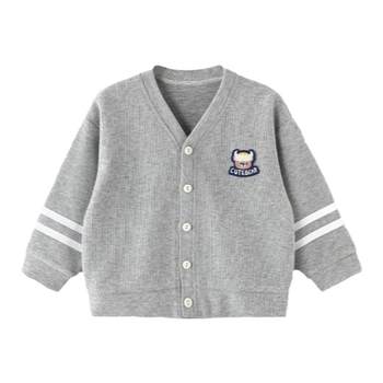 Bali little piglet infant spring and autumn college style knitted cardigan Bali little piglet infant spring and autumn college style knitted cardigan
