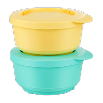 Коробка для закусок Tupperware герметичная упаковка для хранения портативная круглая миска для хранения 200 мл * 2 шт.