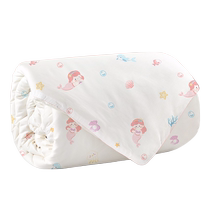 Baby silk quilt pure cotton baby spring and autumn quilt kindergarten special small quilt core childrens four-season universal small quilt