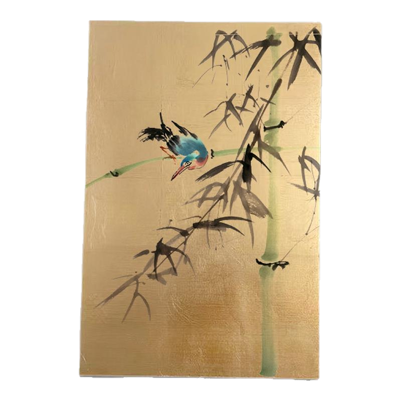 新中式国画装饰画中古风卧室背景墙挂画书房客厅禅意壁画玄关壁饰