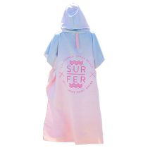 Swimming bathrobe quick-drying cloak seaside beach changing clothes hood windproof warm portable adult diving swimming bath towel