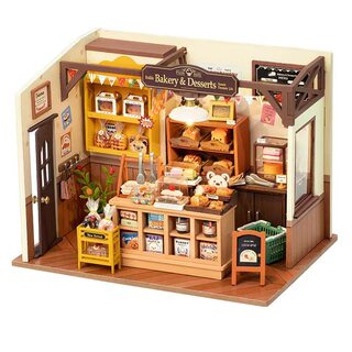 Ruolai handmade diy cabin miniature creative gifts