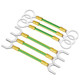 6 square pure copper yellow green two-color jumper wire anti-static