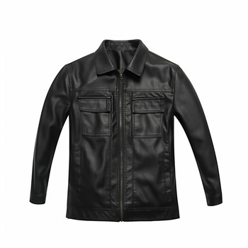2025 new style leather jacket casual tops