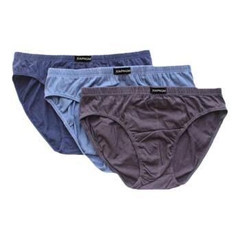2-6 pairs of men's pure cotton youth breathable underwear