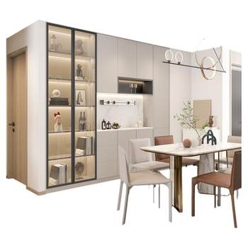 Gold medal wardrobe whole house customized modern living room sideboard restaurant cabinet wine cabinet cabinet dining cabinet furniture combination cabinet