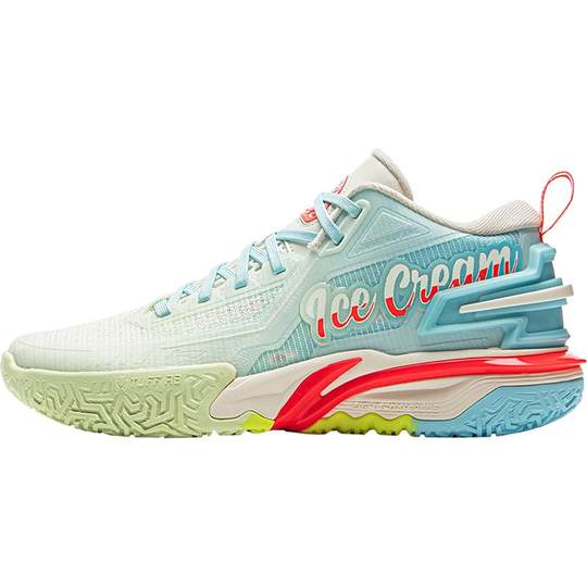 李宁儿童篮球鞋男大童2025秋季新款怒放专业实战青少年网面运动鞋