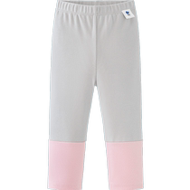 Mini Balabala Girls Leggings 2024 Autumn New Style Pants Baby Fashion Color Matching Childrens Dance Pants