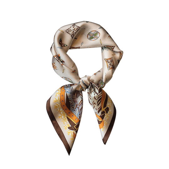 Silk scarf 2025 new high-end all-match mother style scarf