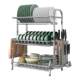 Stainless steel countertop dish rack dish rack