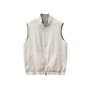 Yishe l*p spring and summer men's reversible linen vest