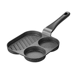 Supor Breakfast Pan for Home Use, Egg Burger Pan, Flat Pan, Non-Stick Pan, Pancake and Egg Frying Pan, Egg Burger Maker