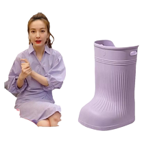 Japanese stars same style foot bath bucket for calf household use with thermal insulation and high depth massage foot bath foot basin water saving artifact