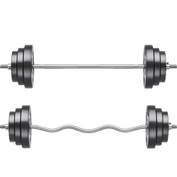 Barbell Men's Gym Home-Use Dumbbell 20kg Dual-Purpose Eco-Friendly Set Straight Bar Weightlifting Equipment Squat Bench Press