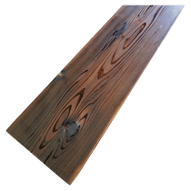 Carbonized wood board wide board countertop stair tread board outdoor anti-corrosion wood board solid wood pillar floor bar board