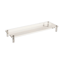 Computer elevated monitor stand acrylic desktop storage rack desktop laptop office work station storage