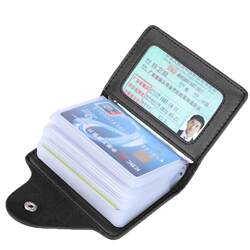 Card holder for men, exquisite genuine leather, high-end, multi-card slot storage card holder, ultra-thin, large-capacity card holder, compact for women