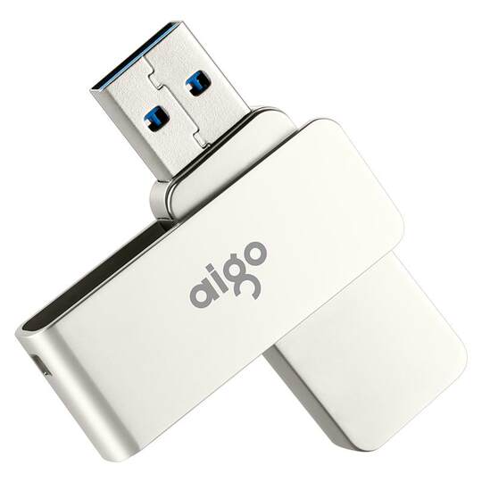 爱国者u盘128g大容量高速USB3.2定制车载手机电脑两用优盘64g正品