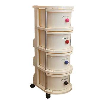 Trolley storage rack floor-standing multi-layer mobile storage rack