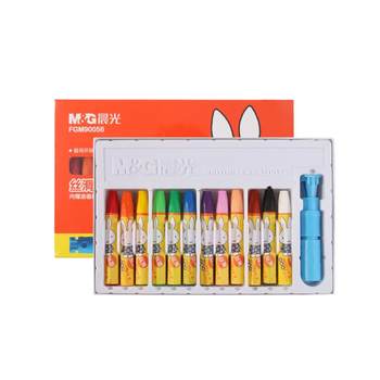 Morning light rotating colorful stick oil paint brush safety