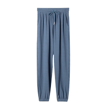 Ice Silk Sports Pants Womens Summer Thin Casual Loose Harem Pants Womens Pants Versatile Lantern Anti-mosquito Pants
