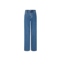 (Reproduction 90 Series) CKJeans Spring and Autumn Womens Retro Straight Micro-Elastic Washed Jeans J222269
