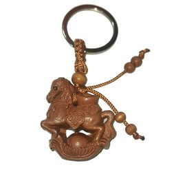 ສິບສອງ zodiac car keychain pendant peach wood hanging ornaments zodiac pendant gift horse, sheep, cow, dragon, monkey, mouse, chicken, tiger