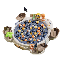 Six - 1 Childrens Day Baby Electric Magnetic Fishing Toys 3 Large 6 Years Age Boys and Girls 10