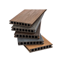 Plastic wood flooring outdoor terrace courtyard second generation co-extruded outdoor flooring wood plastic garden balcony anti-corrosion wood flooring